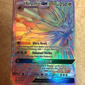 Hyper rare solgaleo gx